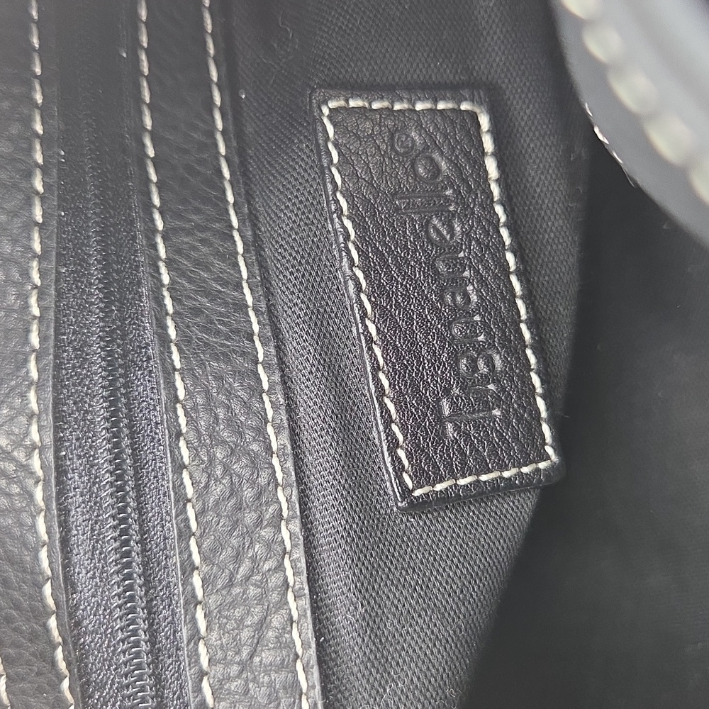 Tignanello Black Leather Shoulder Bag - Picture 6 of 8